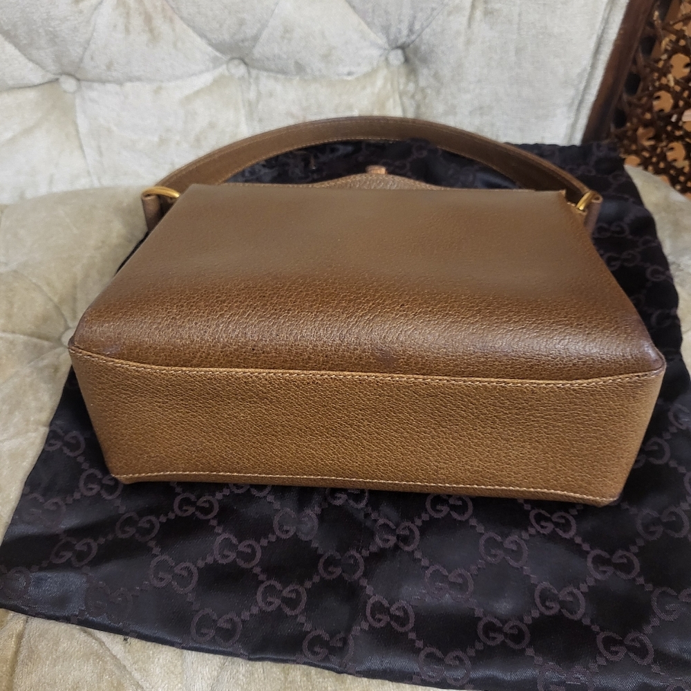 (SOLD)Authentic vintage (1970's ) Gucci bamboo top handle bag - Picture 9 of 16